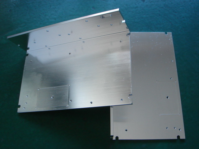 L-Form CNC-Präzisionsbearbeitungs-schneller Prototyp-Aluminiumwinkel mit Umwandlungsüberzug