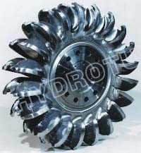 Hydropeltonturbine-Läufer mit Schmiede CNC, der für hohes Hauptwasserkraft-Projekt maschinell bearbeitet