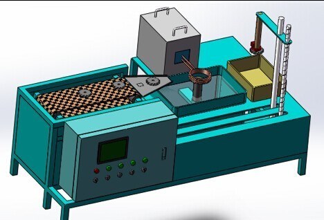 Induktionsverhärtungs-Werkzeug Ausrüstung CER-FCC 100KW 10-50khz mit PLC-Steuerung